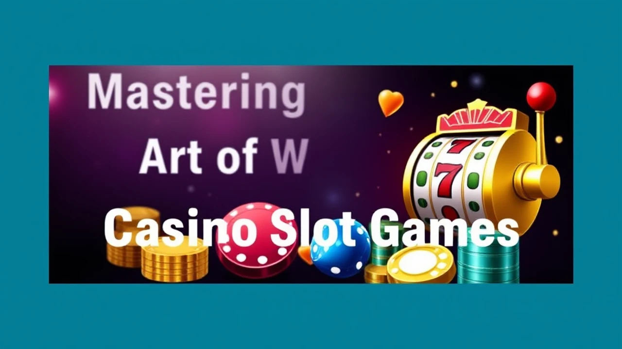 Mastering the Art of Winning Casino Slot Games